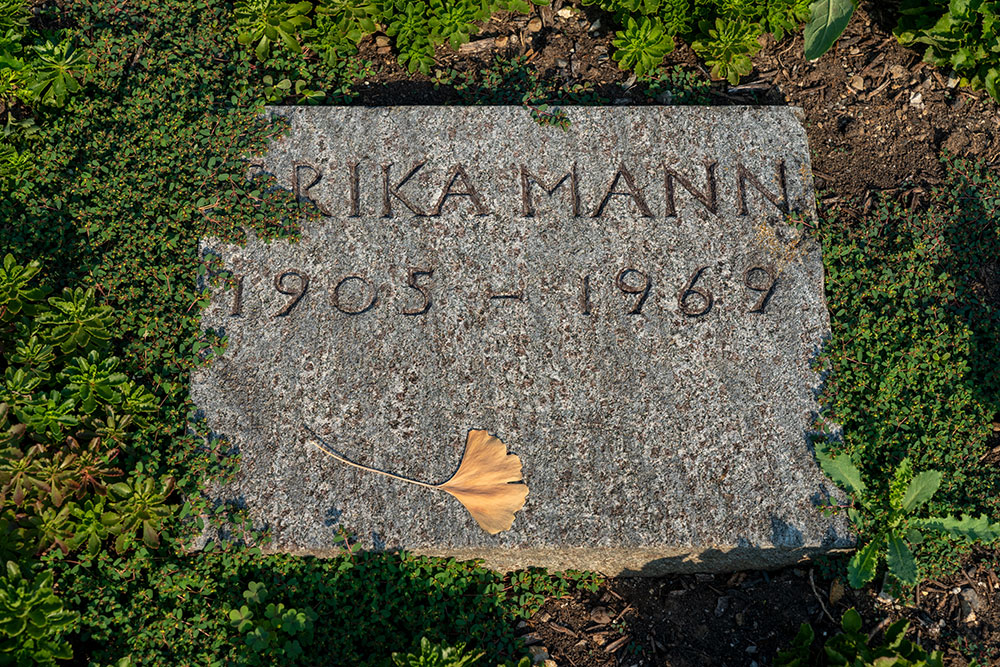 Grabstätte von Erika Mann