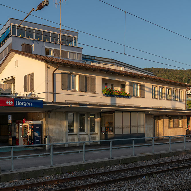 Bahnhof in Horgen