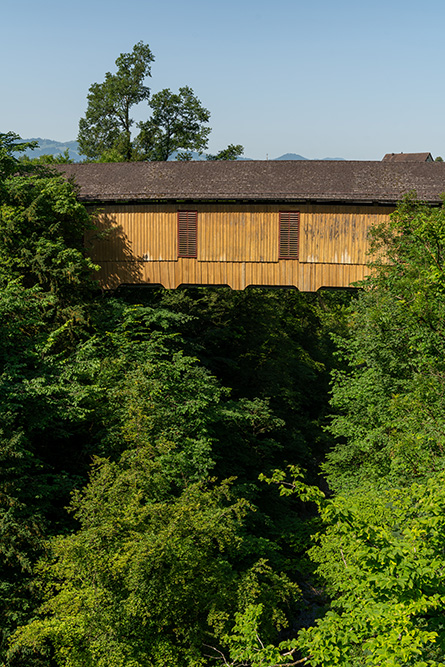 Holzbrücke in Neuhaus SG