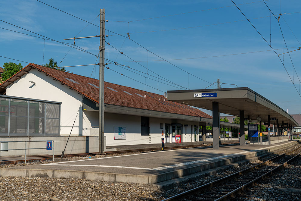 Bahnhof in Gränichen
