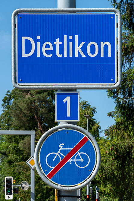 Ortstafel Dietlikon