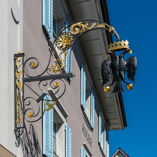 Wirtshausschild Adler Muri AG