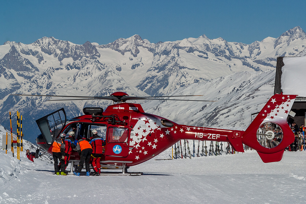 Einsatz der Air Zermatt