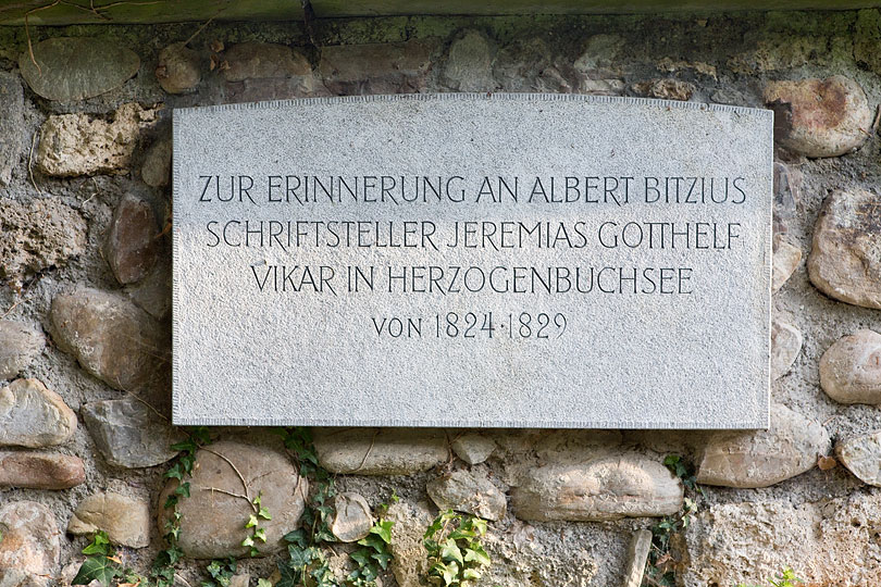 Gedenktafel Albert Bitzius Herzogenbuchsee