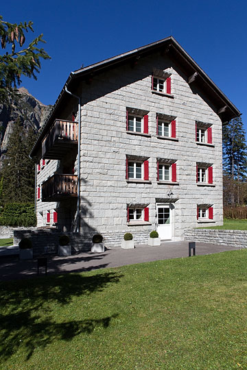 Steinhaus des Hotels Handeck