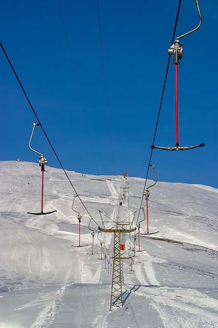 Skilift auf der Alp Dado