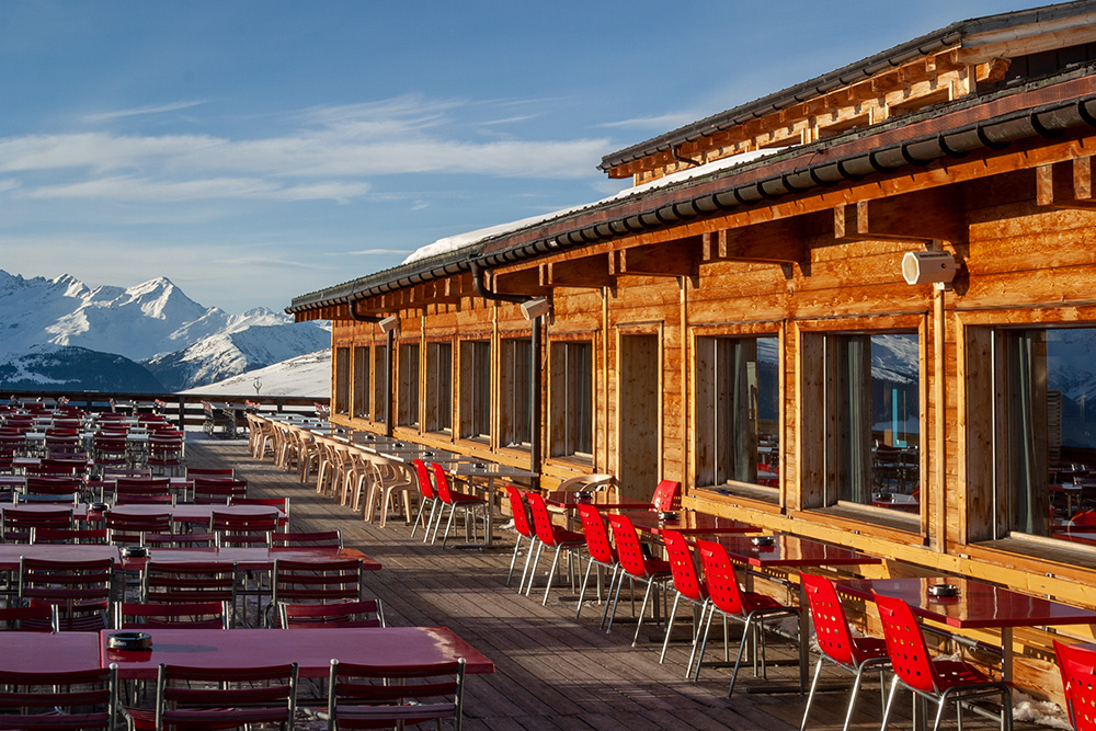 Bergrestaurant auf der Alp Dado