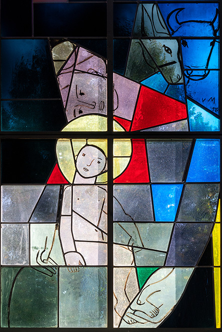 Glasfenster in der Reformierten Kirche in Gümligen