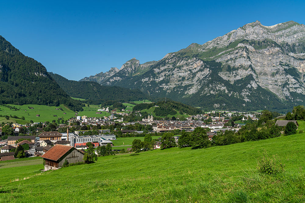 Blick nach Glarus