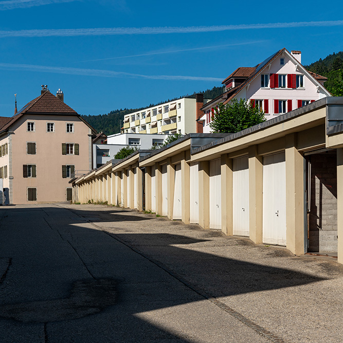 Rue du Centre à Fontainemelon