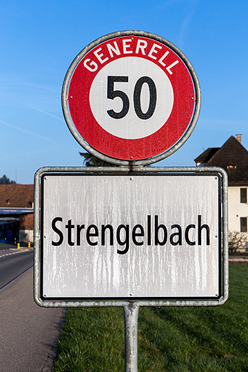 Ortstafel Strengelbach