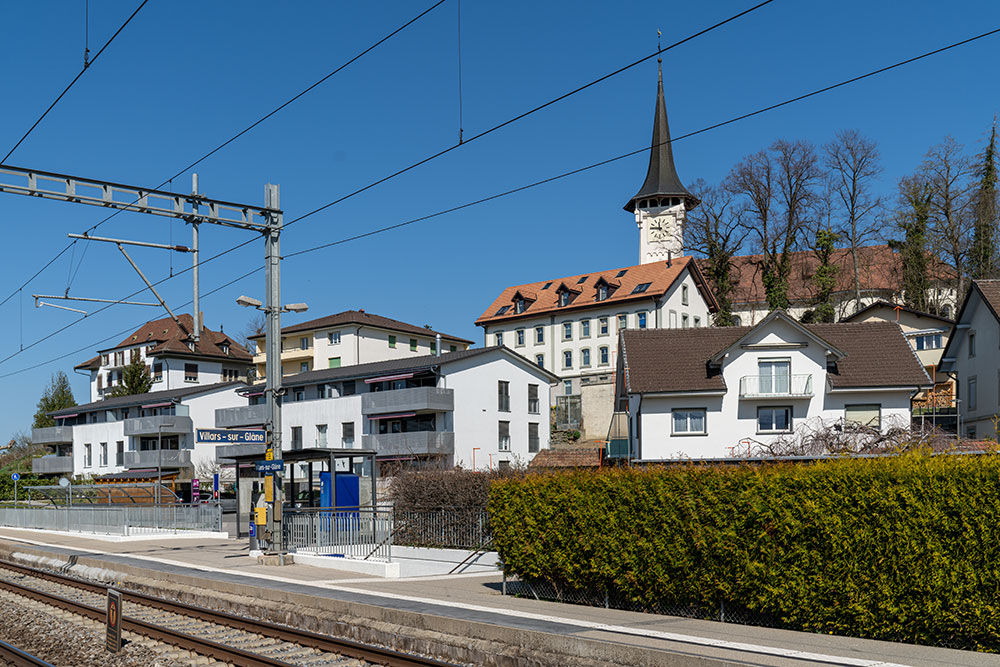 Bahnhof von Villars-sur-Glâne
