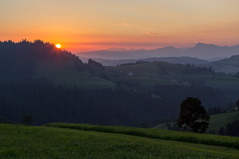 Sonnenaufgang in Menzberg