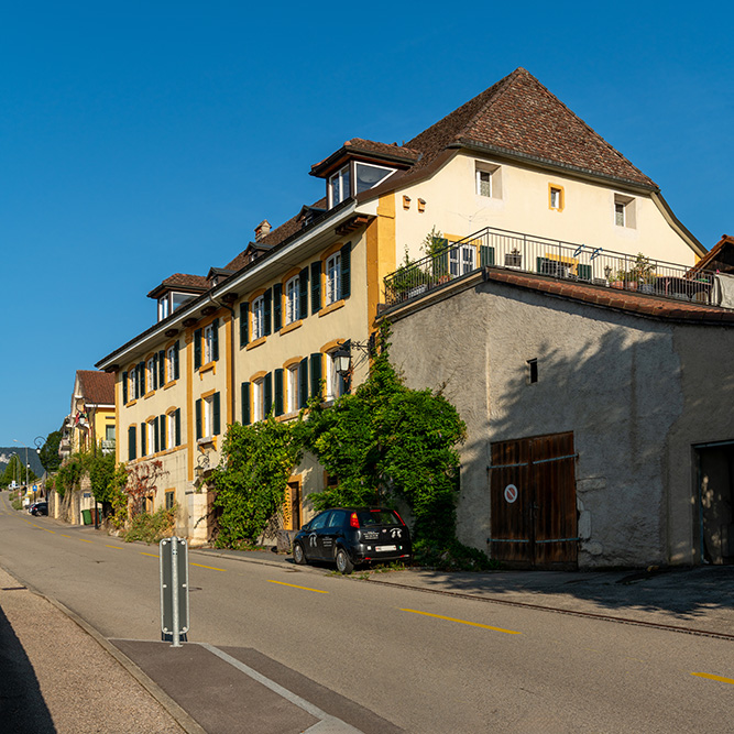 Rue de la Chapelle à Corcelles