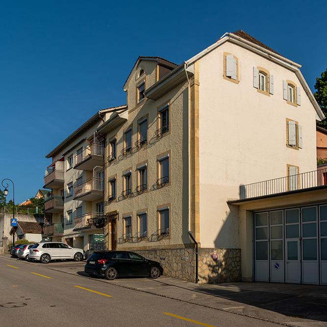 Rue de la Chapelle à Corcelles