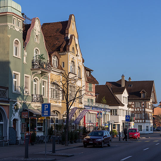 Bahnhofstrasse in Rheineck