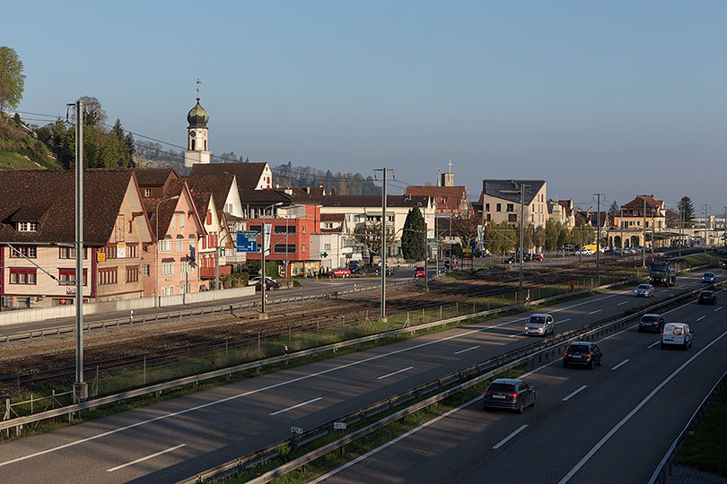 Autobahn in Rheineck