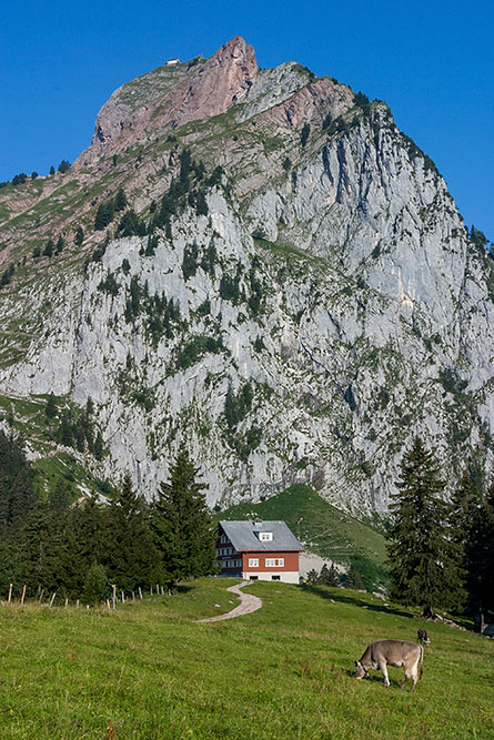 Berggasthaus Holzegg und Grosser Mythen