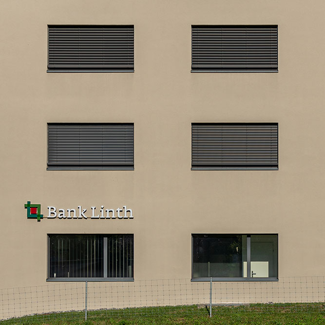 Bank Linth in Kaltbrunn