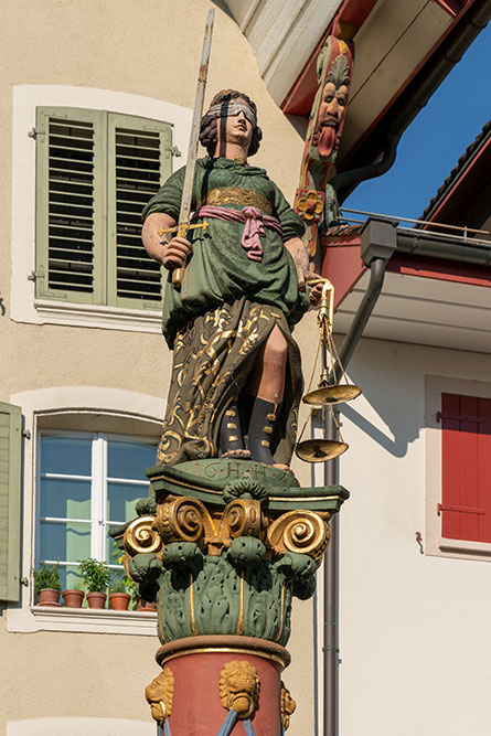 Gerechtigkeitsbrunnen in Aarau