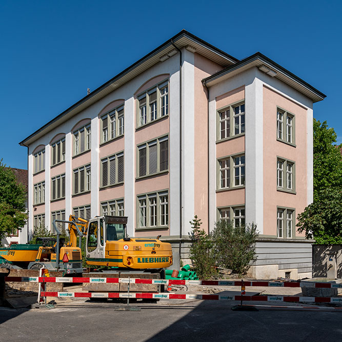 Schulhaus in der Altstadt von Rheinfelden