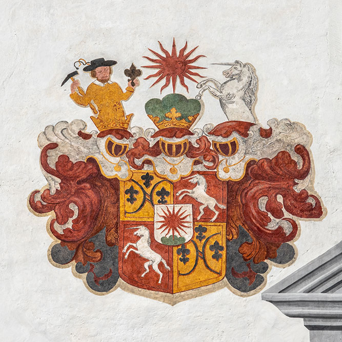 Wappen-Wandbild