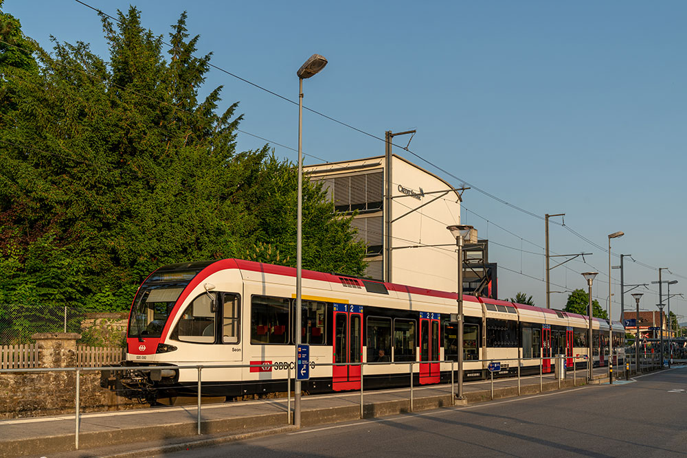 Seetalbahn in Lenzburg