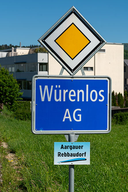 Ortsschild Würenlos