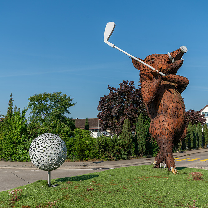 Kreisel-Skulptur Otelfingen
