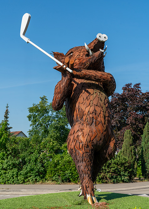 Kreisel-Skulptur Otelfingen