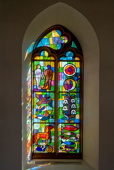Kirchenfenster in Läufelfingen