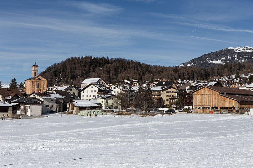 Skilift im Unterdorf von Lantsch